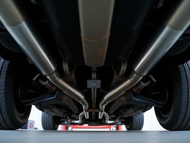 Sistema de escape cat-back de un coche JDM